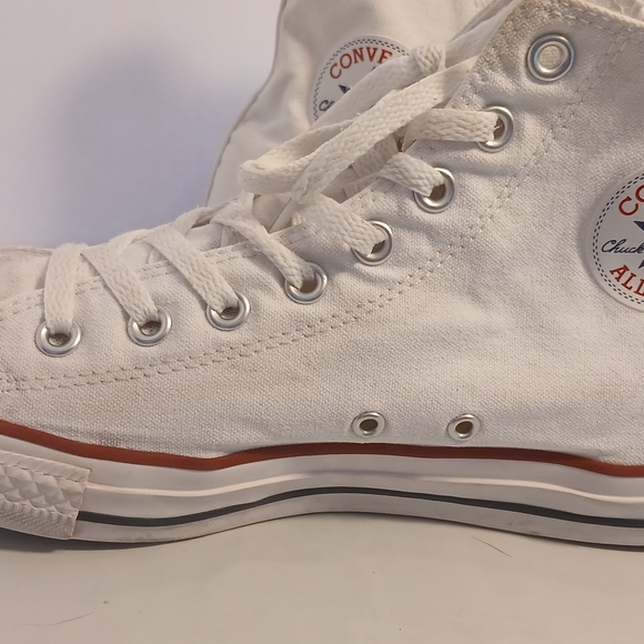 Converse White High-Top Sneakers Style Code M7650 - Picture 6 of 13